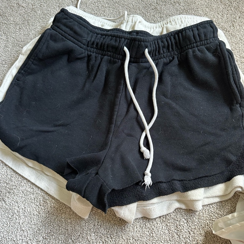 Universal Thread Black Athletic Layered Shorts Wi… - image 1